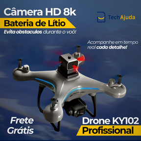 Drone Profissional Xiaomi com Câmera HD 8K - Drone Xiaomi KY102 + Brinde Exclusivo
