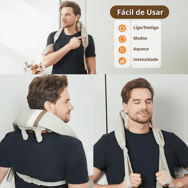 Massageador de Pescoço - Tech Ajuda