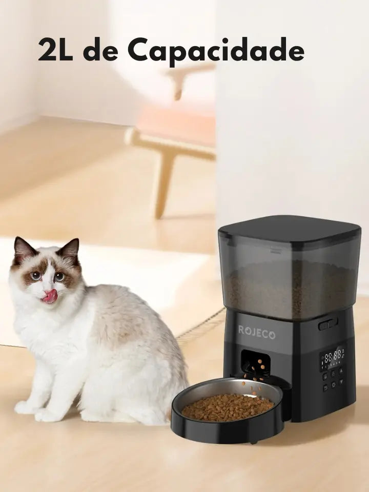 Alimentador Automático para Pets com capacidade de 2 litros