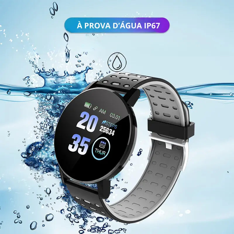 Smartwatch à Prova D'água IP67 resistente a água e poeira