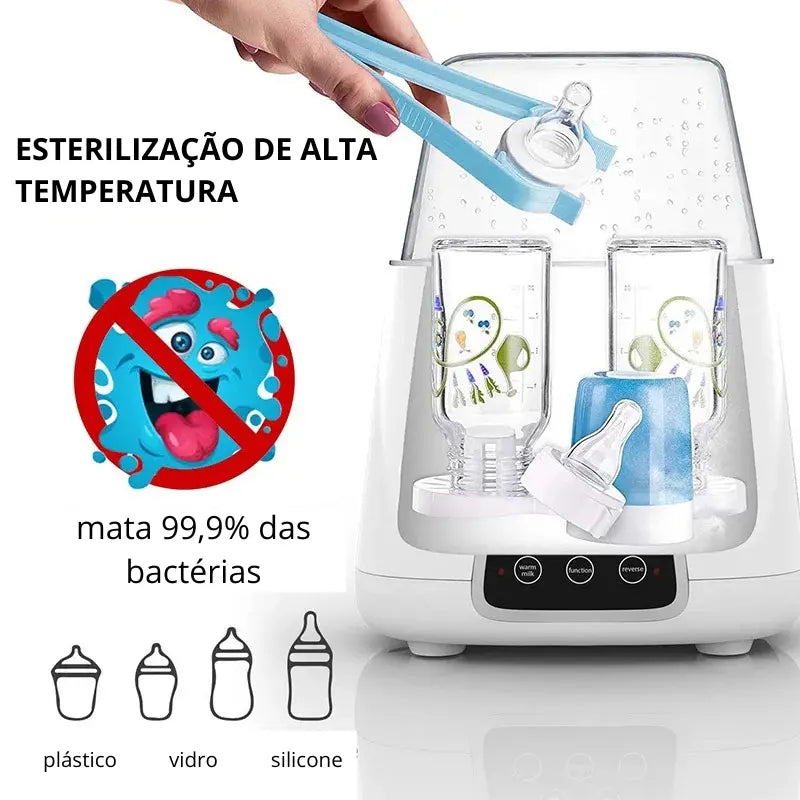 Aquecedor e Esterilizador de Mamadeira Bivolt - Baby Tech