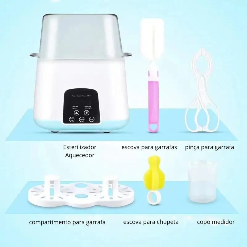 Aquecedor e Esterilizador de Mamadeira Bivolt - Baby Tech