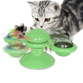 Brinquedo para Gatos de Moinho de Vento CatPlay Toy cor verde