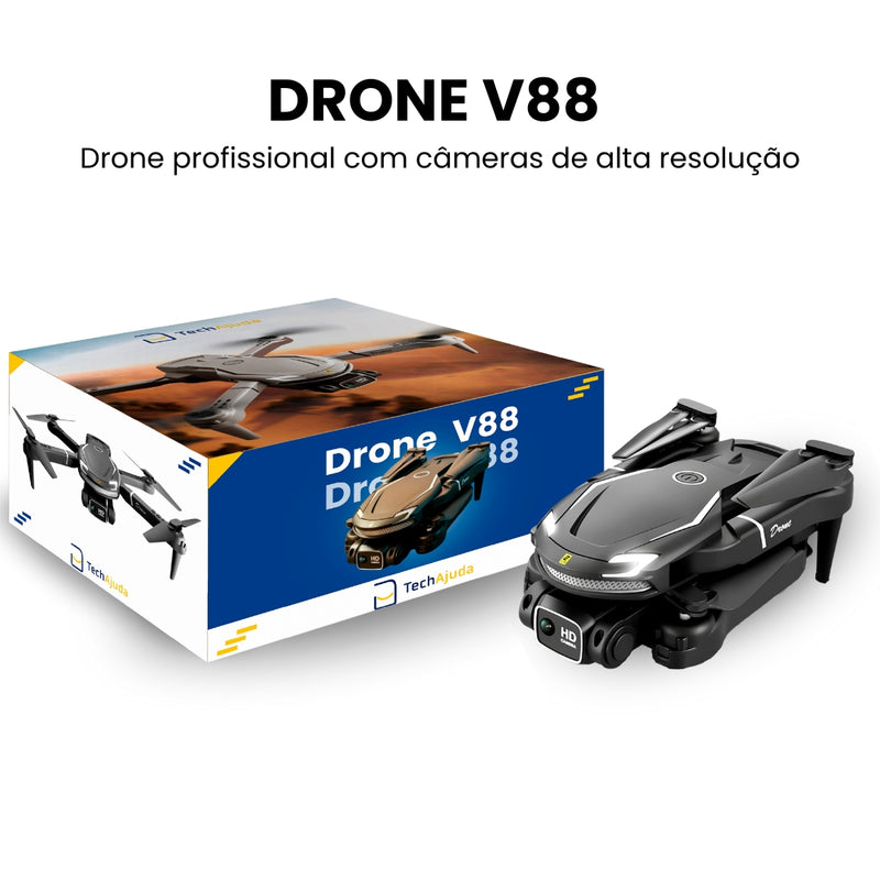 Drone Profissional Xiaomi com Câmera HD 4K - Drone Xiaomi V88 + Brinde Exclusivo