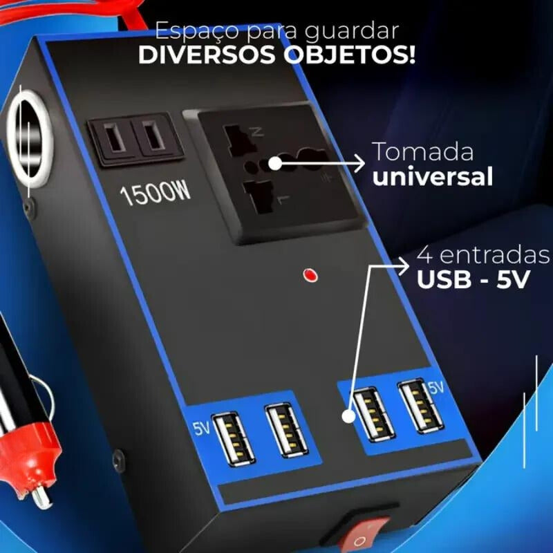 Inversor de Potência Automotivo Multiuso - EnergyPlus