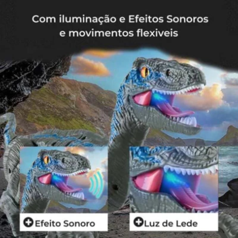 Dinossauro de Controle Remoto - Velociraptor