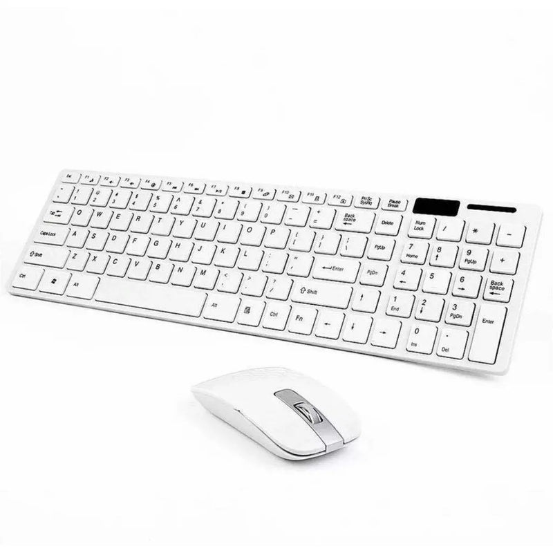 Kit Mouse e Teclado Sem Fio Bluetooth