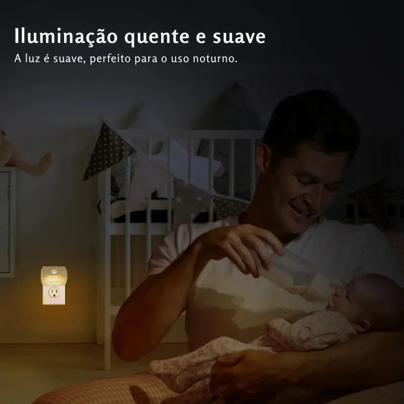 Lâmpada com Sensor de Presença Noturno Bivolt - Iluminação Inteligente