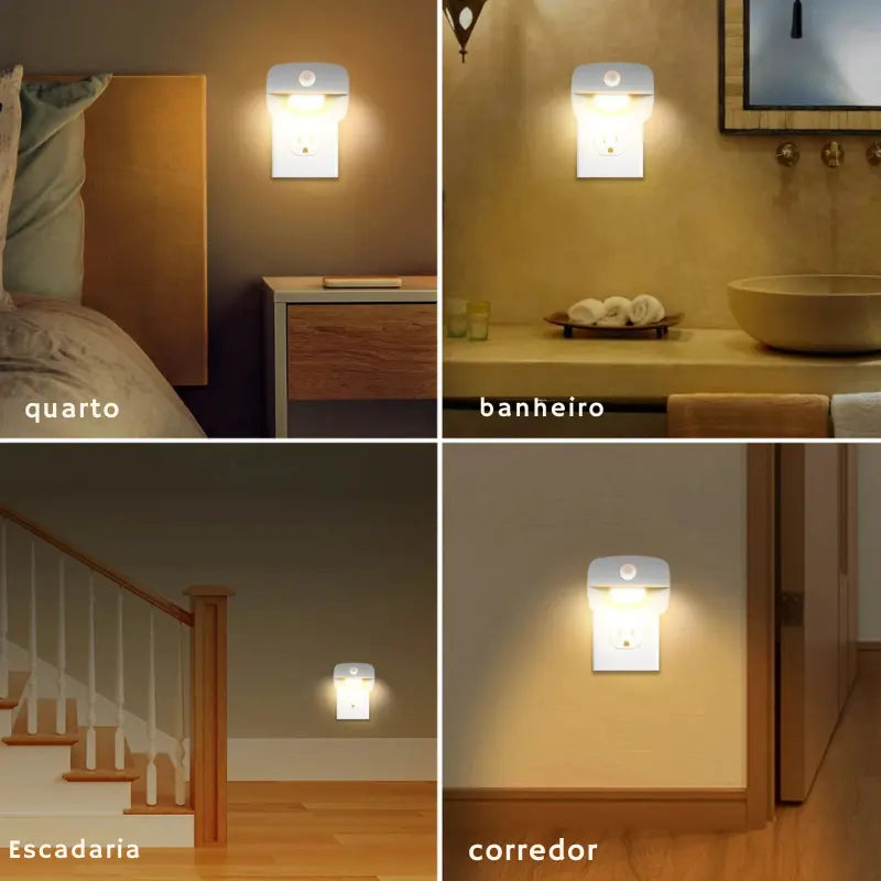 Lâmpada com Sensor de Presença Noturno Bivolt - Iluminação Inteligente