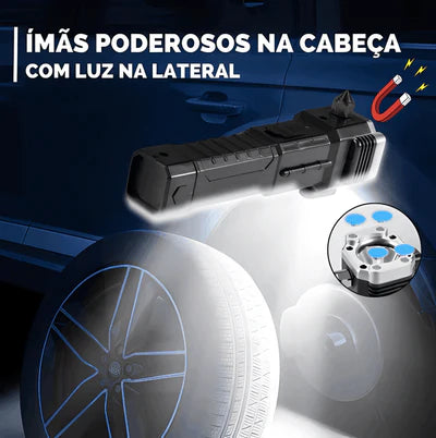 Lanterna Tática 4 em 1 Indestrutível com Powerbank - Militar Light