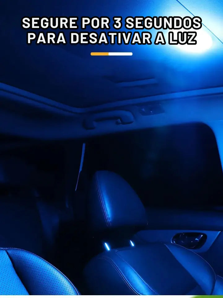 Led Interior Para Carro Recarregável USB CarLight tech ajuda