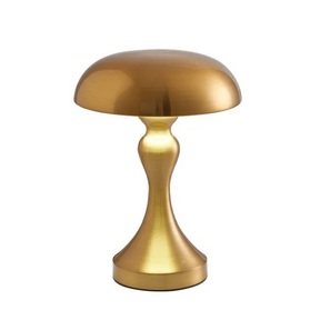 Luminária LED Abajur de Mesa Recarregável 3 Cores - SimpleTouch cor dourado