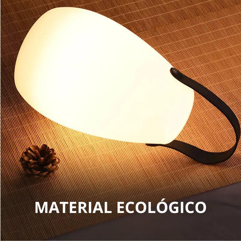 Luminária Portátil Recarregável ForestLight feita com material ecológico