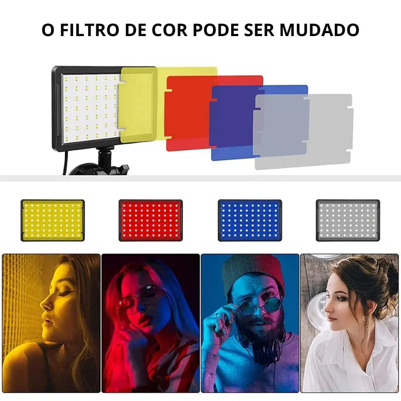 Painel LED Iluminador TikMotion