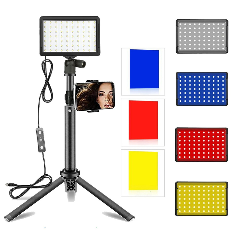 Painel LED Iluminador Colorido Para Fotografia e Gravação - TikMotion