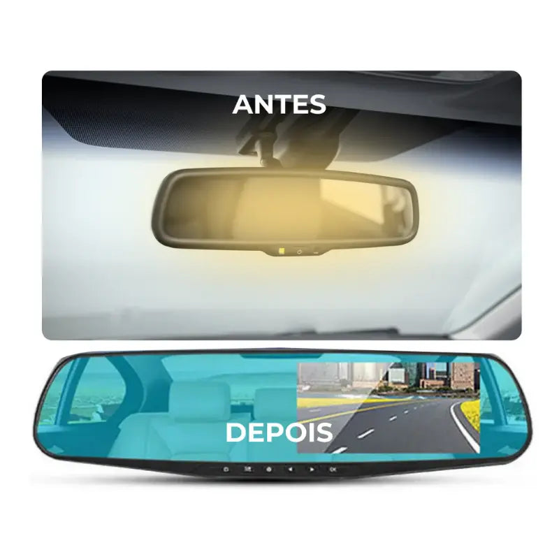 Retrovisor Universal Carro 3 em 1  - Retrov Tech