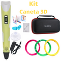 Kit Caneta Impressora 3D Infantil - Caneta 3D Pro