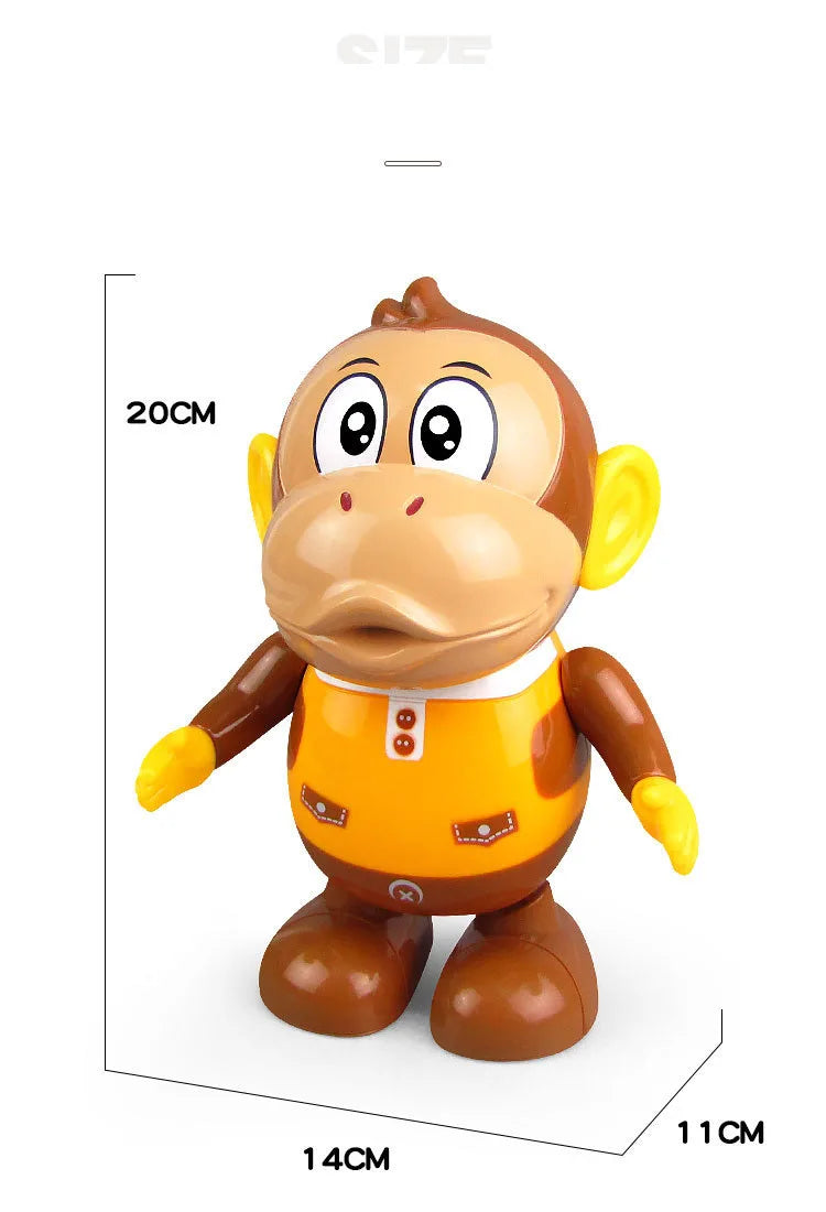 Macaco de Brinquedo Infantil - Macaco Dançarino Interativo