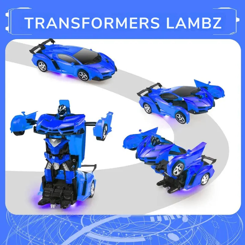 Carrinho de Controle Remoto - Transformers Lambz