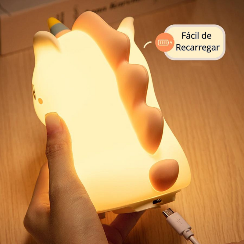 Luminária LED de Unicórnio - Luminária Infantil de Unicórnio