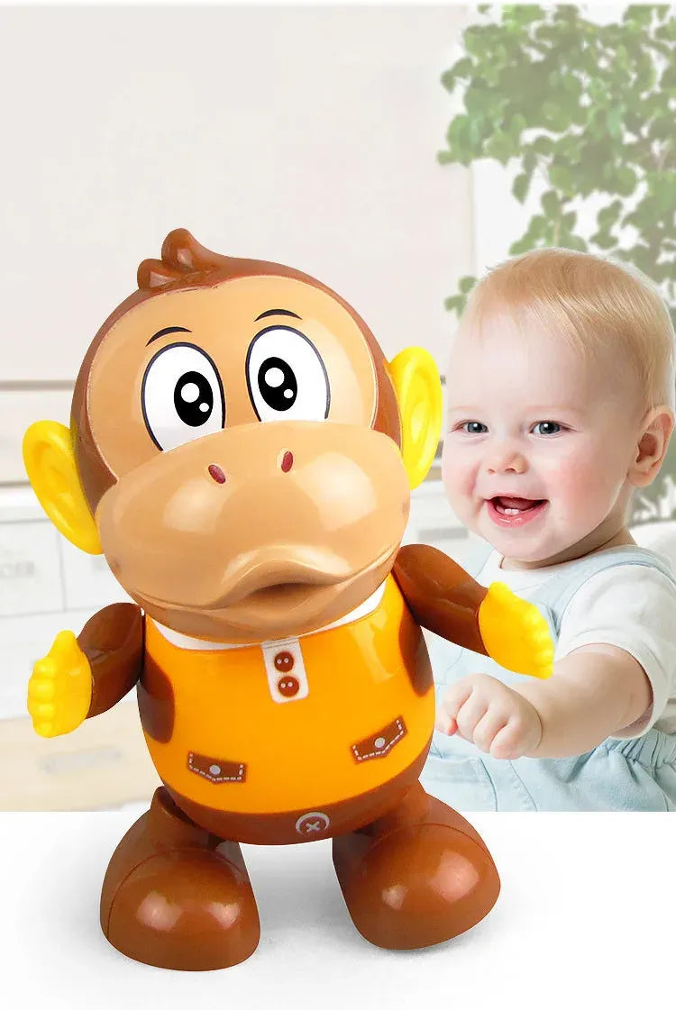 Macaco de Brinquedo Infantil - Macaco Dançarino Interativo