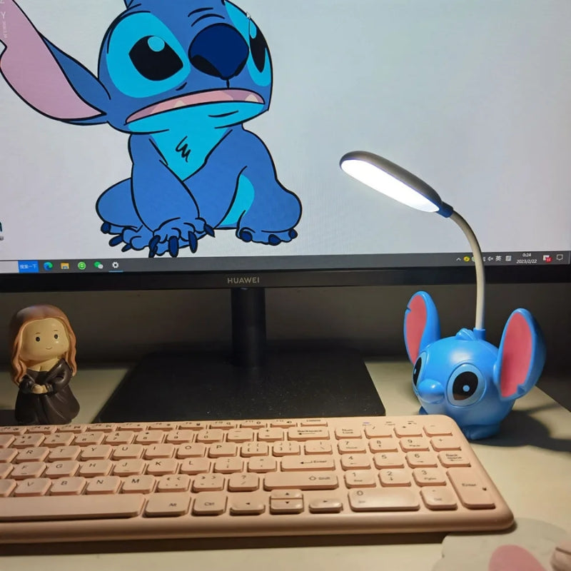 Luminária LED Para Estudo com Apontador - Lilo & Stitch