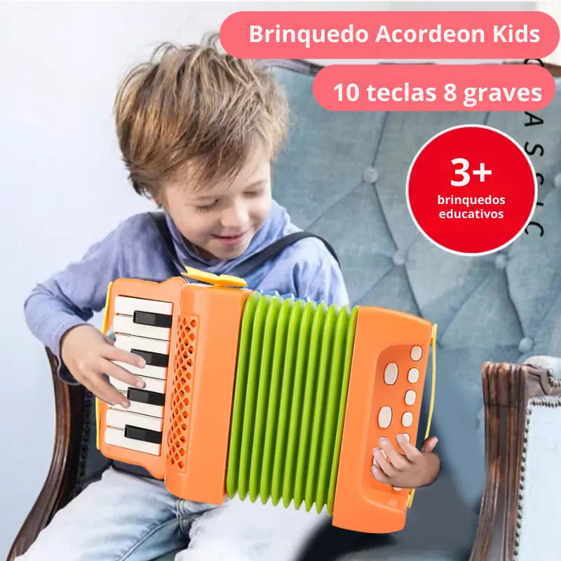 Mini Acordeon Sanfona Infantil