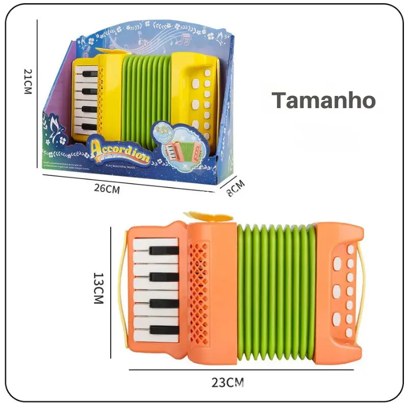 Mini Acordeon Sanfona Infantil