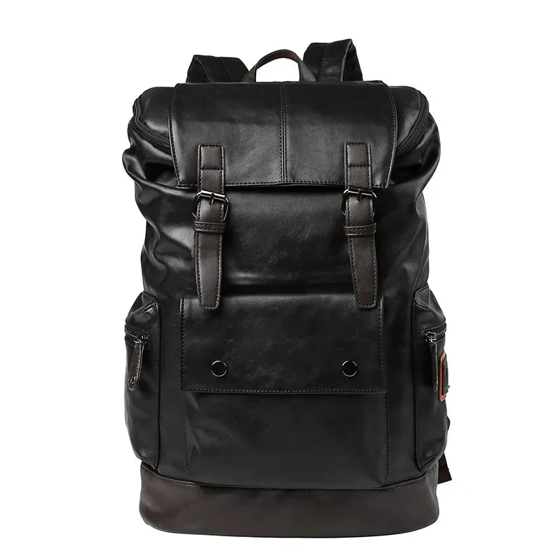 Mochila de Couro Masculina Brainly