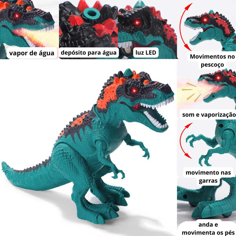 Rex de Controle Remoto - Dinossauro de Brinquedo Infantil